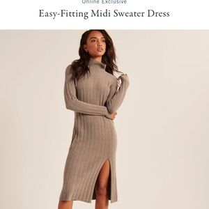 Abercrombie midi sweater dress